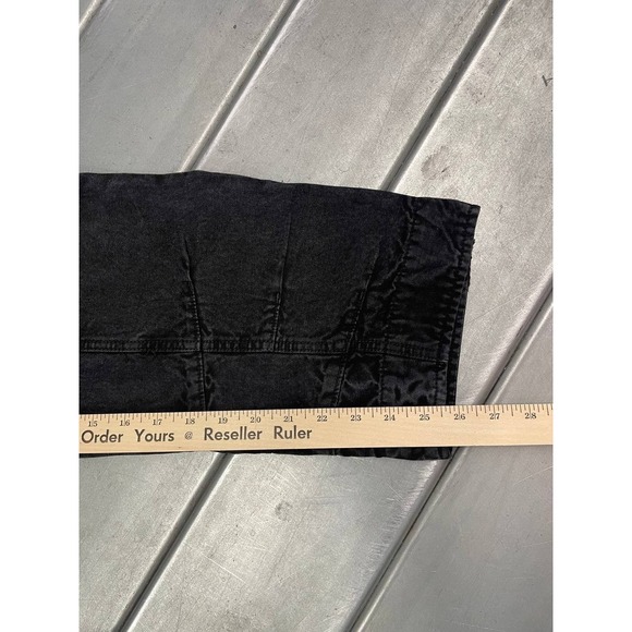 We The Free Free People Supersonic Slim Pants Womens 6 Black Faded Wash Cropped - Picture 13 of 13